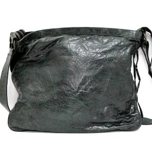 Balenciaga Black Messenger The Bag Shoulder Leather